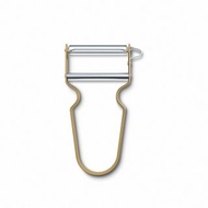 VICTORINOX 瑞士維氏 REX Peeler金屬削皮器 腰果金 6.0900.81