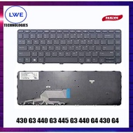 KEYBOARD LAPTOP  Probook 430 G3 440 G3 445 G3 440 G4 430 G4 LAPTOP KEYBOARD