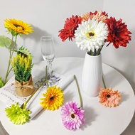 5Pcs Artificial Gerbera Flowers Fake Flowers Ready For Photo Home Decoration