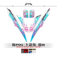 Striping SPIN 125 SR MOTIF 8 / SPIN 125 / SR / SPIN / STICKERS / STICKER / STRIPING SUZUKI SPIN / DE