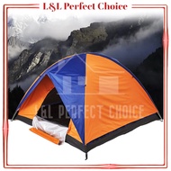 Camping Tent Easy Setup Portable Waterproof Tent Sleeping Camp Backpacking Outdoor Khemah Tidur