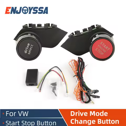 R8 Engine Start Button Drive Select Switch Steering Wheel Smart Key One Button Start Button For VW G