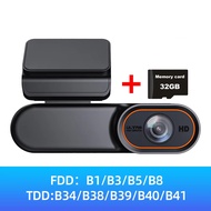 EKLEVA กล้องติดรถยนต์4G ยูเอชดี4K บันทึกกล้องสำหรับรถยนต์ยูเอชดีการมองเห็นได้ในเวลากลางคืนเครื่องบัน