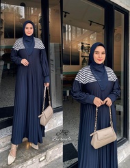 COD | GAMIS JERSEY KNIT COMBINASI TERBARU TERMURAH MODEL TERBARU