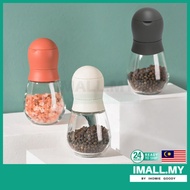 【iMall】Black Pepper Rock Salt Spice Manual Grinder Adjustable Glass Bottle Grinder Lada Hitam Garam Botol Pengisar胡椒盐研磨器
