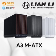 LIAN LI A3 MICRO-ATX PC CASE - BLACK / WHITE / WOOD | MATX CASING | LIANLI A3X A3W | A3W A3X-WD | GR