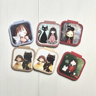 Magnetic Bookmark - Cats, Girls and Bible Verse
