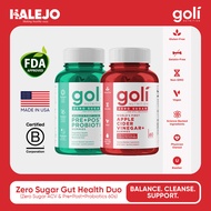 Goli Zero Sugar Gut Health Bundle (ZERO ACV + ZERO Pre/Post Probiotics ) 120 Gummies - Pack of 2