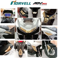 Variation adv160 Package cover garnish Accessories emblem fuel cap Eyebrow step protector adv 160 odometer Anti-Scratch