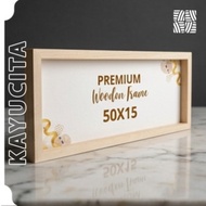 Wooden Photo Frame 15x50 CM Wooden FrameFrame Foto A2 Size 42 x 59.4 cm Natural Pine Wood Frame