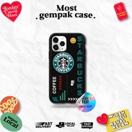 Star Bucks 3 (Black Neon) Case Designated IP 11 Until 17 Pro Max