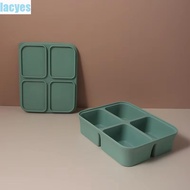 LACYES Ice Cube Mold, 4/6/12 Grid Silicone Ice Cube Maker, Kitchen Accessory Squared Shape Easy Demo