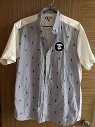 AAPE BY A BATHING APE 條紋襯衫