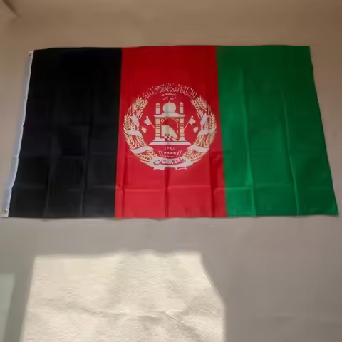 YI XIN Flag 90X150cm Afghanistan Flag Afghan Afghani Kabul National Flags AF AFG Islamic Republic of