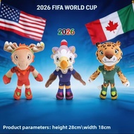 2026 Momeijia World Cup Mascot Doll Football World Cup Mascot Keychain Hercules Cup Trophy