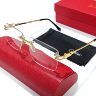 CARTIER แว่นคาเทียร์ Rimless แว่นไร้กรอบ Heartz Collection