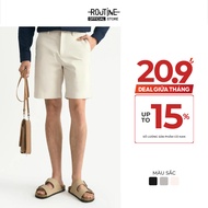 Dobby Texture Form Straight Men's Shorts - Routine 10S26PSH028