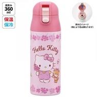 Skater - Hello Kitty 不鏽鋼保溫水壺 360ml 4973307655982 (平行進口)