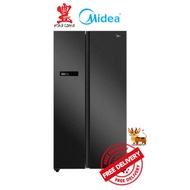 MIDEA MDRS791MYC45SG 565L SIDE BY SIDE FRIDGE- FREE 16" Stand Fan