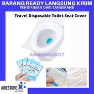 Travel Toilet Seat Cover Disposable Plastic Toilet Bidet Seat Mat