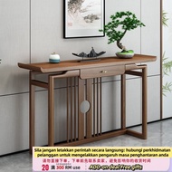 Get 10% coupon+a st New Style Console Tables Solid Wood a Long Narrow Table Altar Pieces Modern Mini