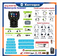 UPGRADE+PENGAMAN&Garansi M100 Pro Motor Scanner Support OBD2 Untuk Semua Motor Alat Injeksi
