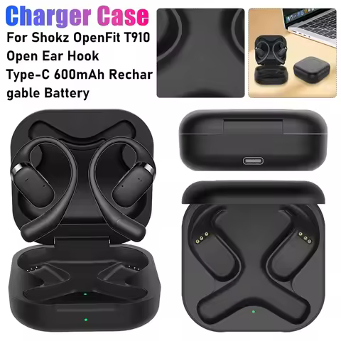 Charging Case 600mAh Type-C Rechargable Battery Charger Cover Case Charging Box Replacement For Shok