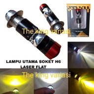 CAHAYA H6 MOTORCYCLE HEAD LIGHT H6 LASER FLAT MOTORCYCLE LED FRONT BULB H6 LASER FLAT LIGHT/ H6 LASE