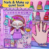 nails & make up DIY quiet book/ quiet book