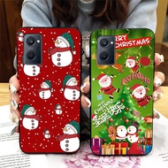 Oppo realme 9i case with cute Christmas print
