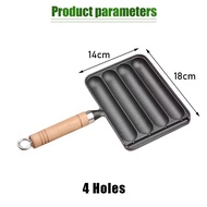 Panci Mesin Panggang Sosis Bakar Hot Dog Grill Pan BBQ Outdoor Camping Anti Lengket