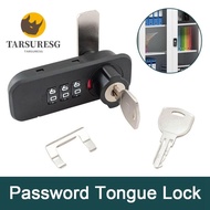 TARSURESG Combination Lock, Anti-theft Furniture Password Lock,  3 Digital Code Zinc Alloy Hardware Drawer Lock Cupboard Drawer