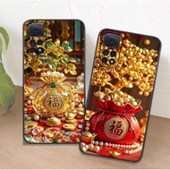 Case for Xiaomi Redmi Note 11 4G/ 11S / 11 Pro 4G / 5G printed with gold money bag, lucky and fortun