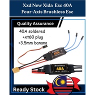 Ready Stock Xxd New Xida 40A Brushless Esc 40A Esc Fixed Wing Traversing Machine Multi-Axis Four-Axi