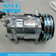APM• Universal (Sanden) SD 508 Compressor • O RING TYPE • 12V &amp; 24V•For Air Cond VAN LORRY TRUCK OLD CAR MODIFIED MODIFY