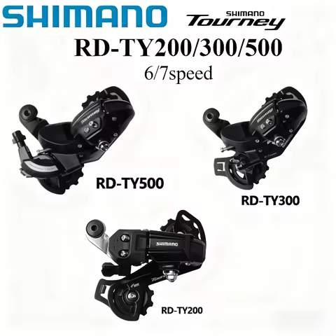 SHIMANO TOURNEY TY500 TY21 TY300 TY200 Rear Derailleur SGS 6 7 Speed Rear Derailleur MTB Bike Bicycl