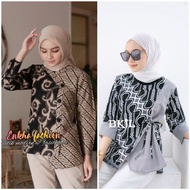 viral Batik wanita | Blouse Batik Wanita Modern | Atasan Blouse Batik