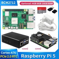 Official Raspberry Pi 5 16GB 8GB 4GB RAM BCM2712 Cortex-A76 2.4GHz LPDDR4X-4267 PCIe 2.0 RTC Optiona