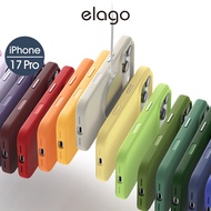 < elago > iPhone 17 Pro Magnetic Shock-Resistant Silicone Phone Case (Camera Button Button)