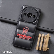 REDMI A3 CASE PILLOW CASE MACARON BLACK REDMI A3