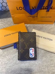 LV x NBA 限量 老花 卡夾 LVXNBA POCKET ORGANISER WALLET card holder