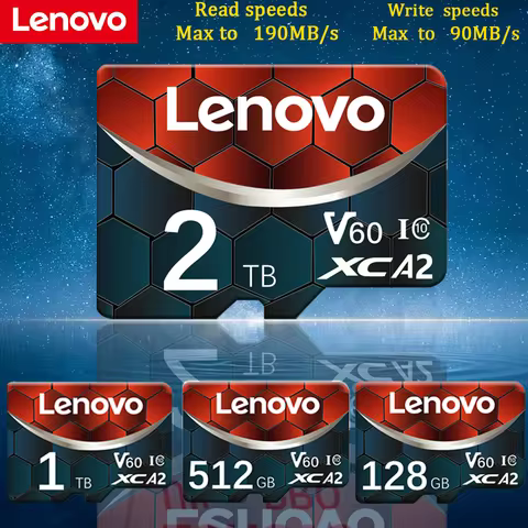 Lenovo 2TB 128GB 512GB Micro SDXC Micro TF SD SD Card A2 U3 160MB/s App Speed Samsung Galaxy Gaming 