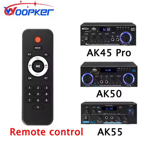 Woopker AK35/AK45 Pro/AK50/AK55/AK3116 Smart Remote Control Suitable for Amplifiers