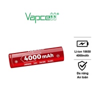 Pin sạc VAPCELL N40 18650 dung lượng 4000mAh không có mạch bảo vệ