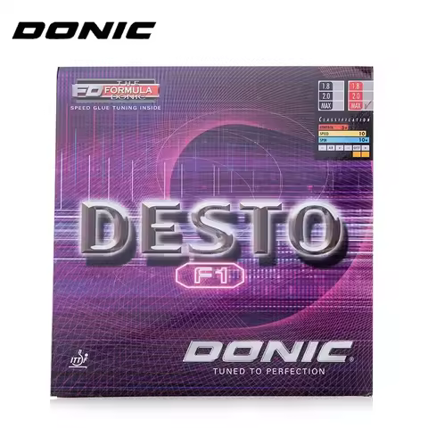 Original DONIC Desto F1 MAX Table Tennis Rubber Germany Cake Sponge Ping Pong Rubber Non-sticky No N