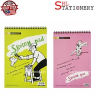 CP 135gsm Wire-O Sketch Book 276mm x 187mm / A4 297mm x 210mm 15 Sheets