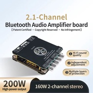 [JvZEvd]Bluetooth Digital Amplifier Board DC15-36V/5A 2.1 Channel 160Wx2+220W TDA7498E Audio Subwoof