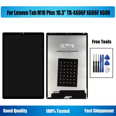 10.3'' LCD For Lenovo Tab M10 Plus 10.3" TB-X606F X606F X606 LCD Display Touch Screen Digitizer Sens