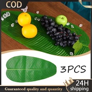 3pcs Banana Leaf Artificial Artificial Banana Leaf Large Artificial Banana Leaves Fake Banana Leaf