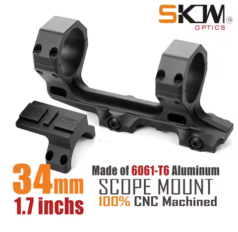 SKWoptics-Scope Mount 1.7 inchs Red Dot Mount, 21mm Picatinny Rail, AR15, 34mm,30mm
